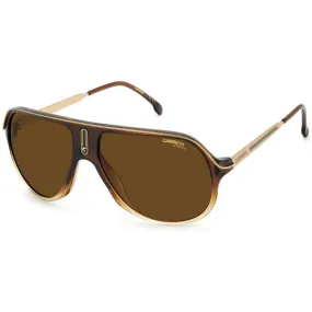 Carrera Unisex Sunglasses - Brown Gradient Plastic Frame Brown Lens | SAFARI65/N 00MY