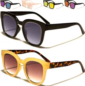 Womens Retro Round Classic Sunglasses